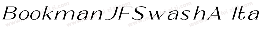BookmanJFSwashA Italic字体转换